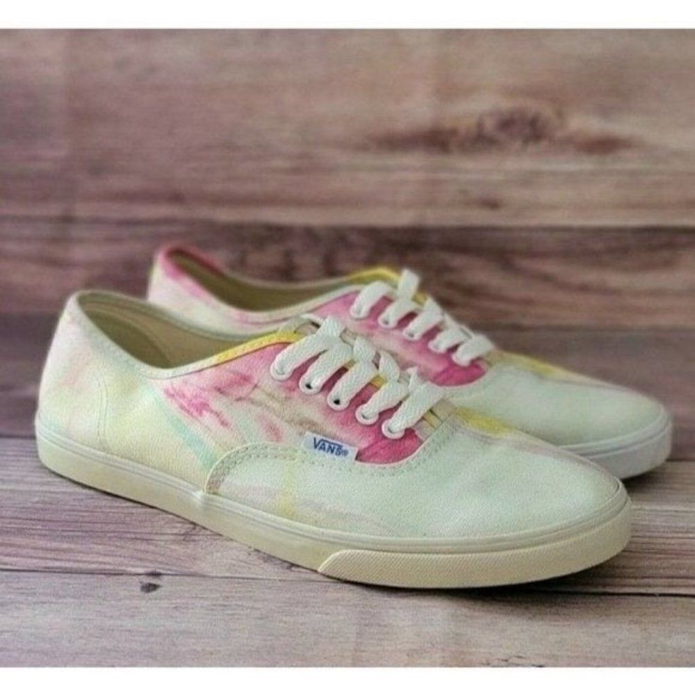 Vans Womens Sneakers Size 8.5 Tie-Dye Authentic Multicolor